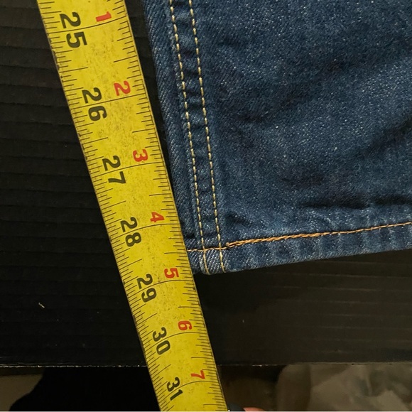 Levi’s 511 Slim Fit Jean Western Blue Wash Denim 38x32 but wears like 30 lngth - Picture 5 of 8
